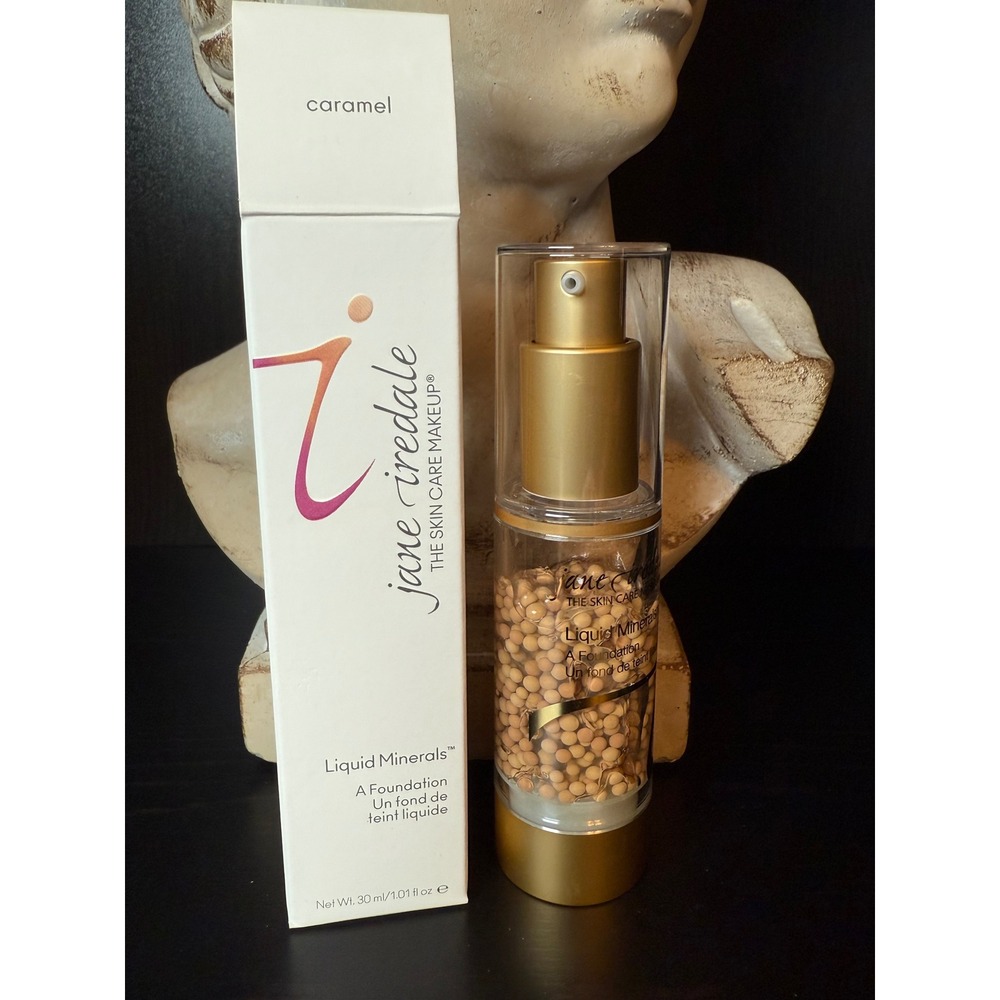 Jane Iredale Liquid Minerals A Foundation Caramel 30ml 1.01 fl oz New in Box